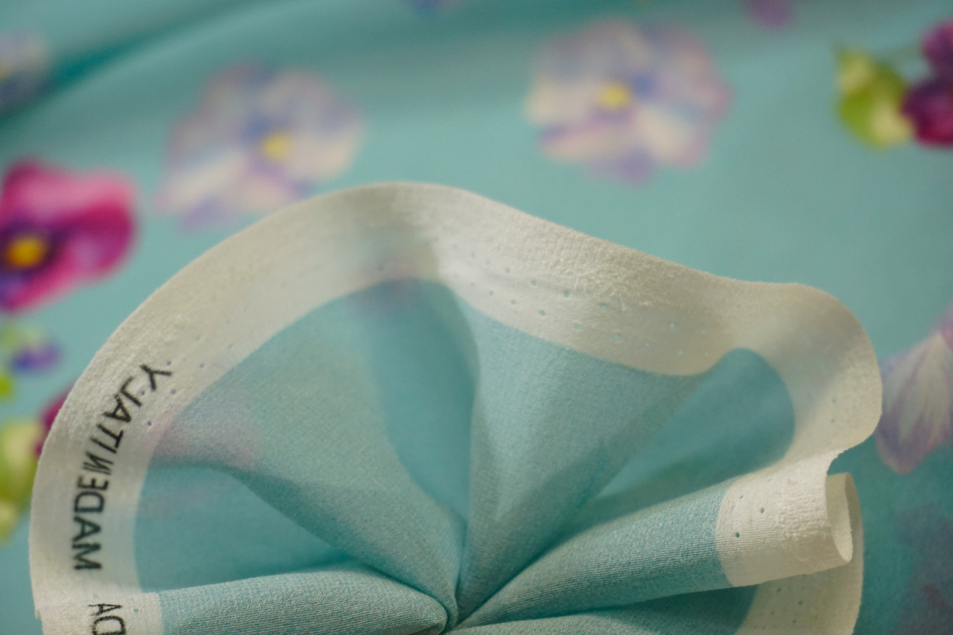 Seidenchiffon - Stiefmütterchen