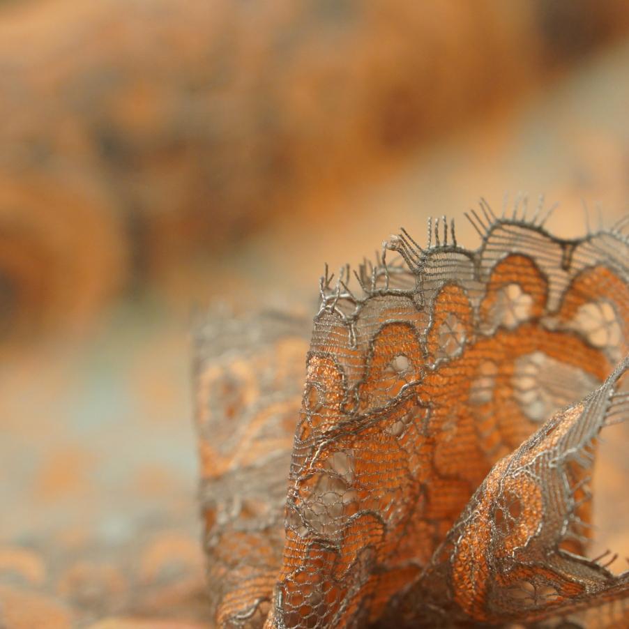 Gimpenspitze - apricot und grau