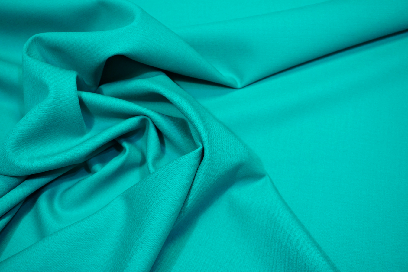 Schurwollstretch - türkis