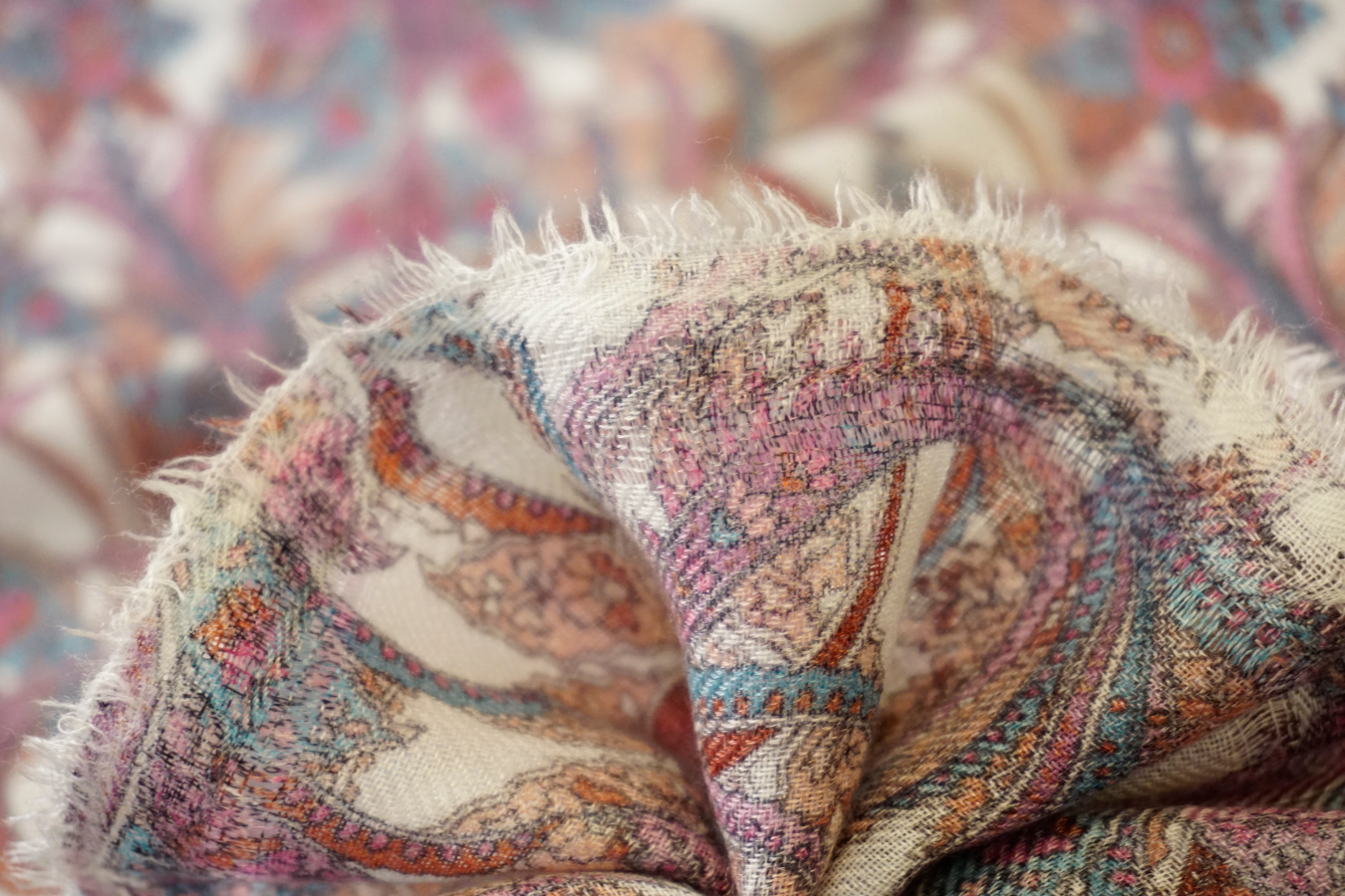 Kaschmir mit Seide - Musseline