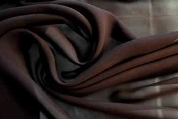 feine Seide - schokoladenbraun