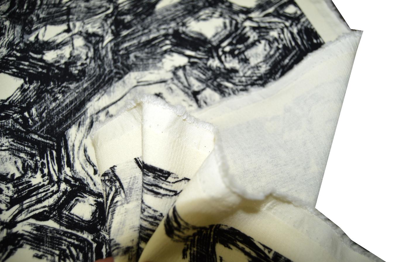 Schurwolle - schwarz-wollweiß