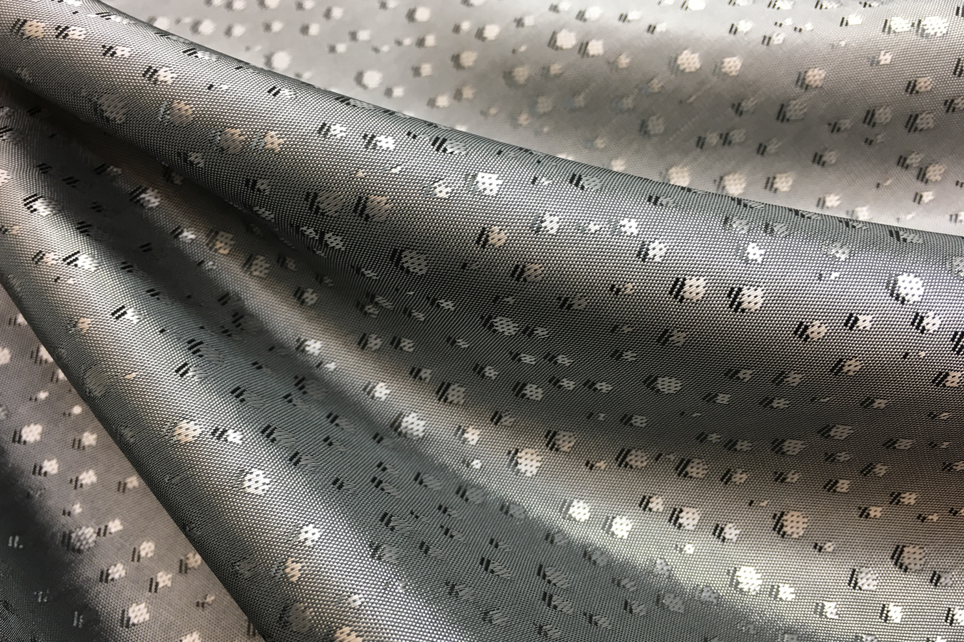 Jacquardfutter - grau