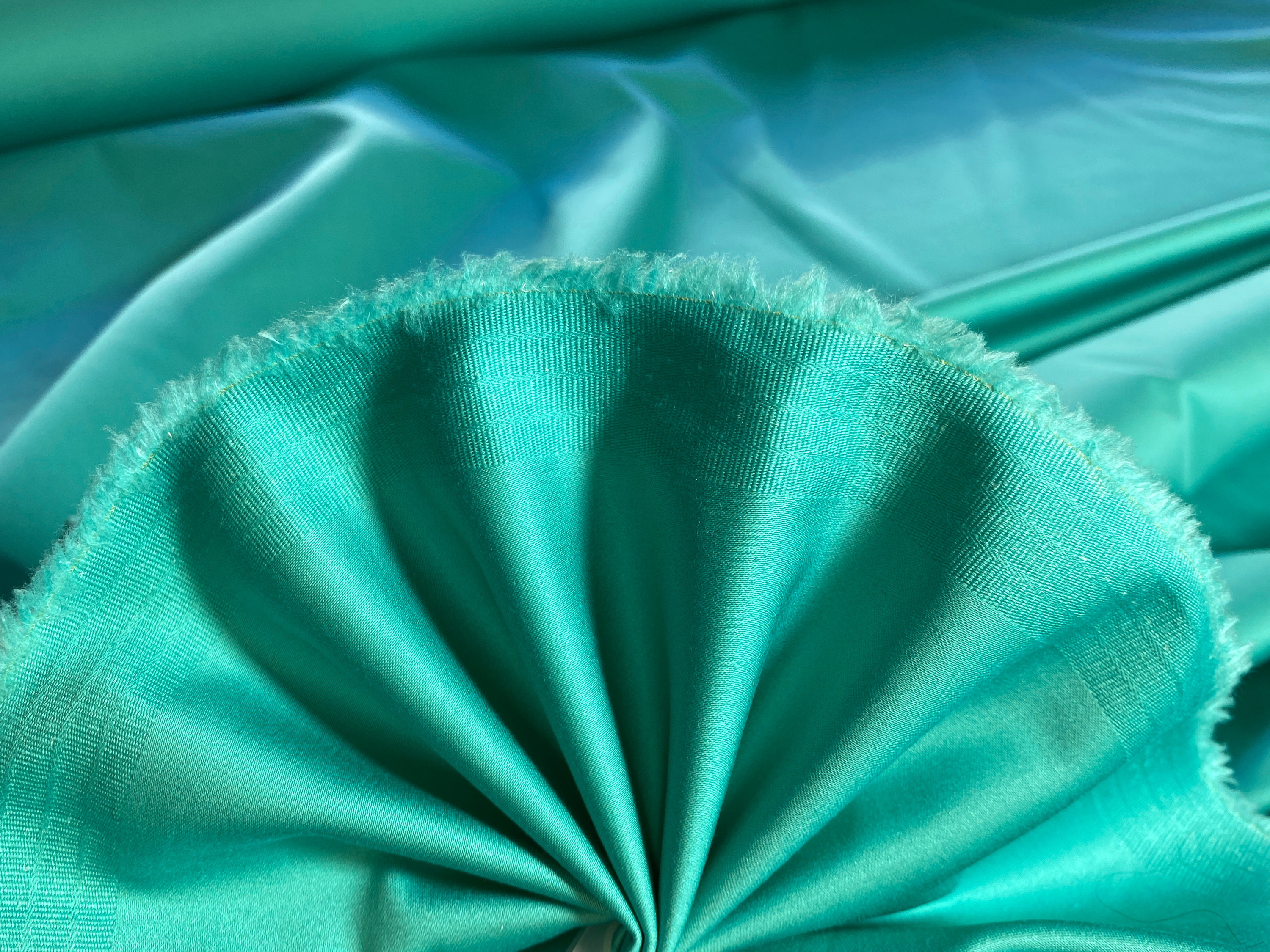 Baumwollsatin türkis