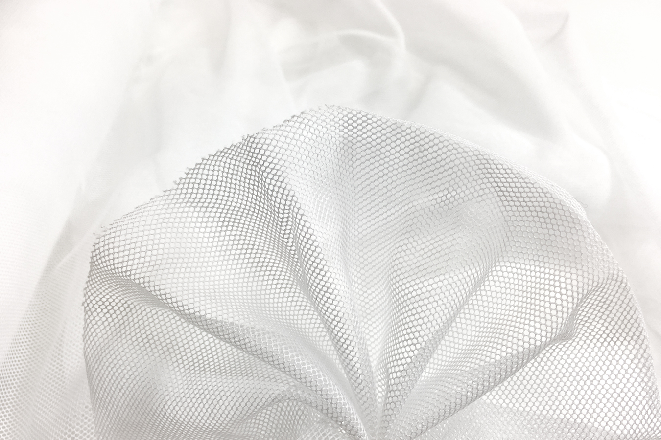 Baumwolltüll - weiß