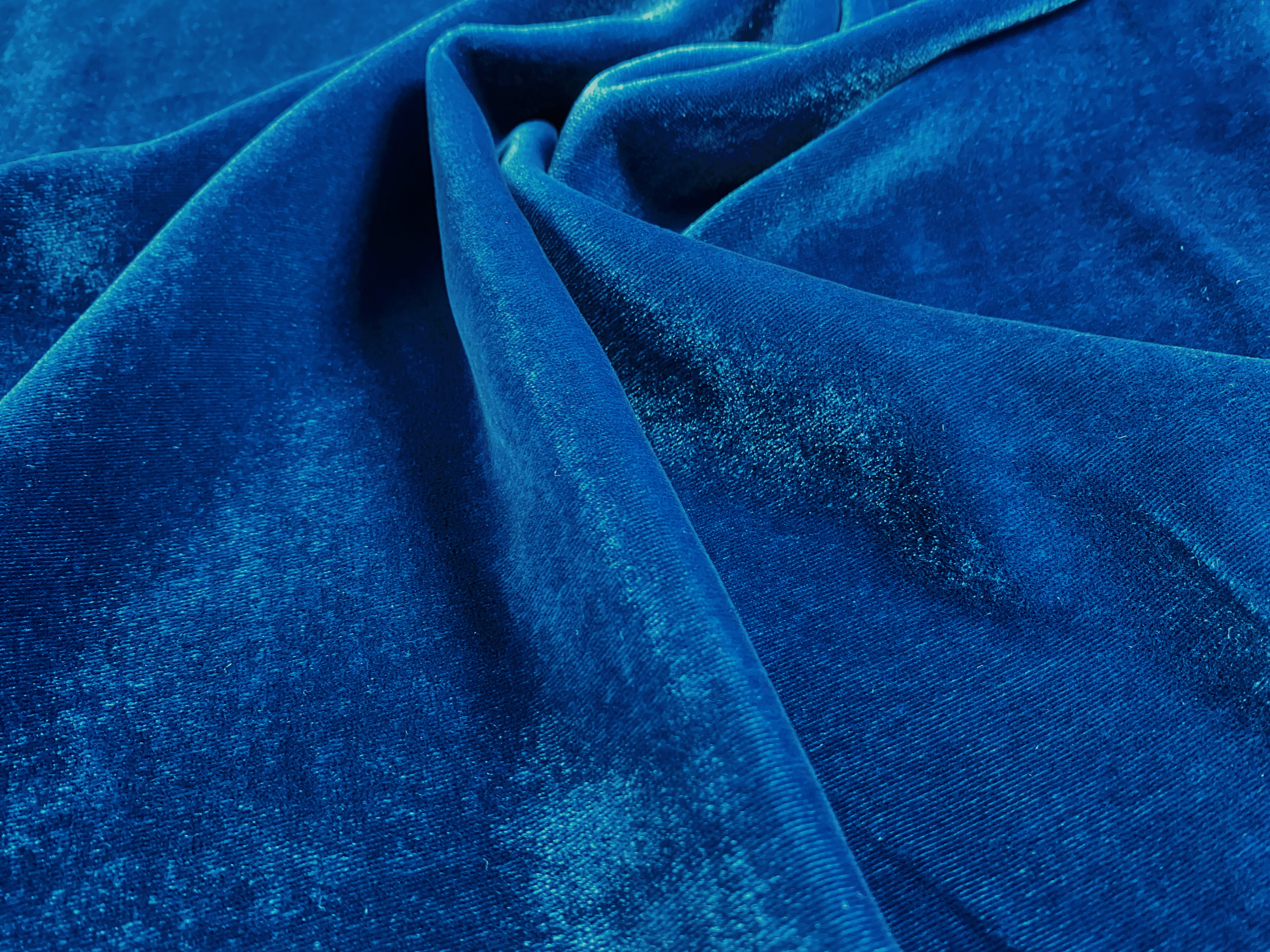 Seidensamt weiches blau