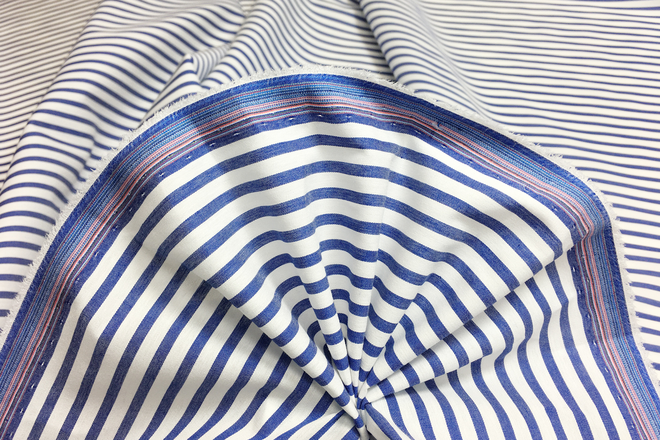 Baumwolle - blau-weiß