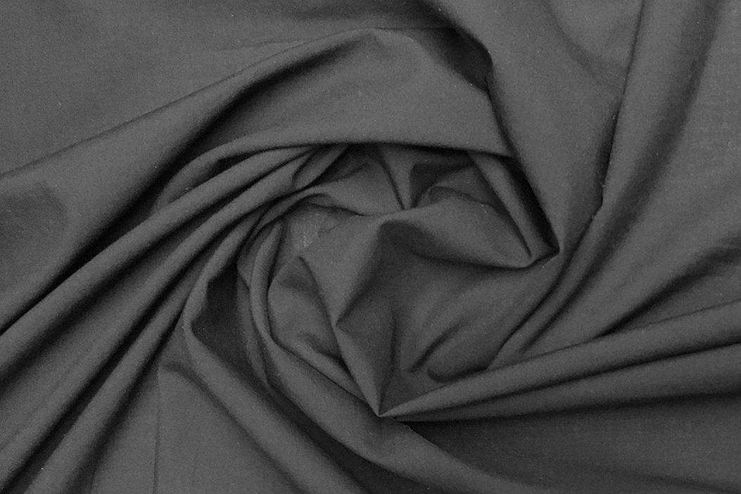 Baumwollbatist - tiefschwarz