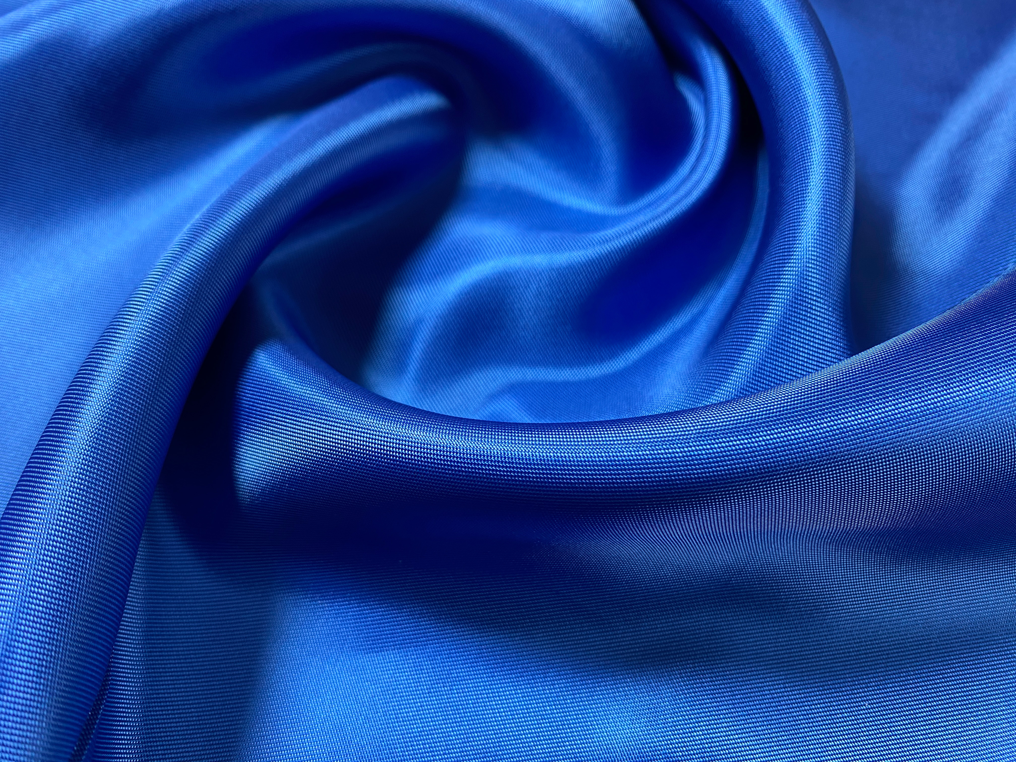 Sergefutter himmelblau