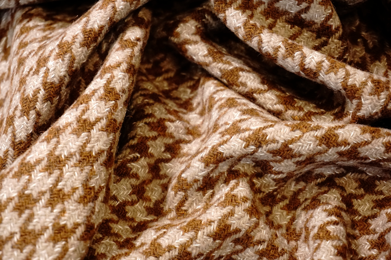 Schurwolle - Hahnentritt