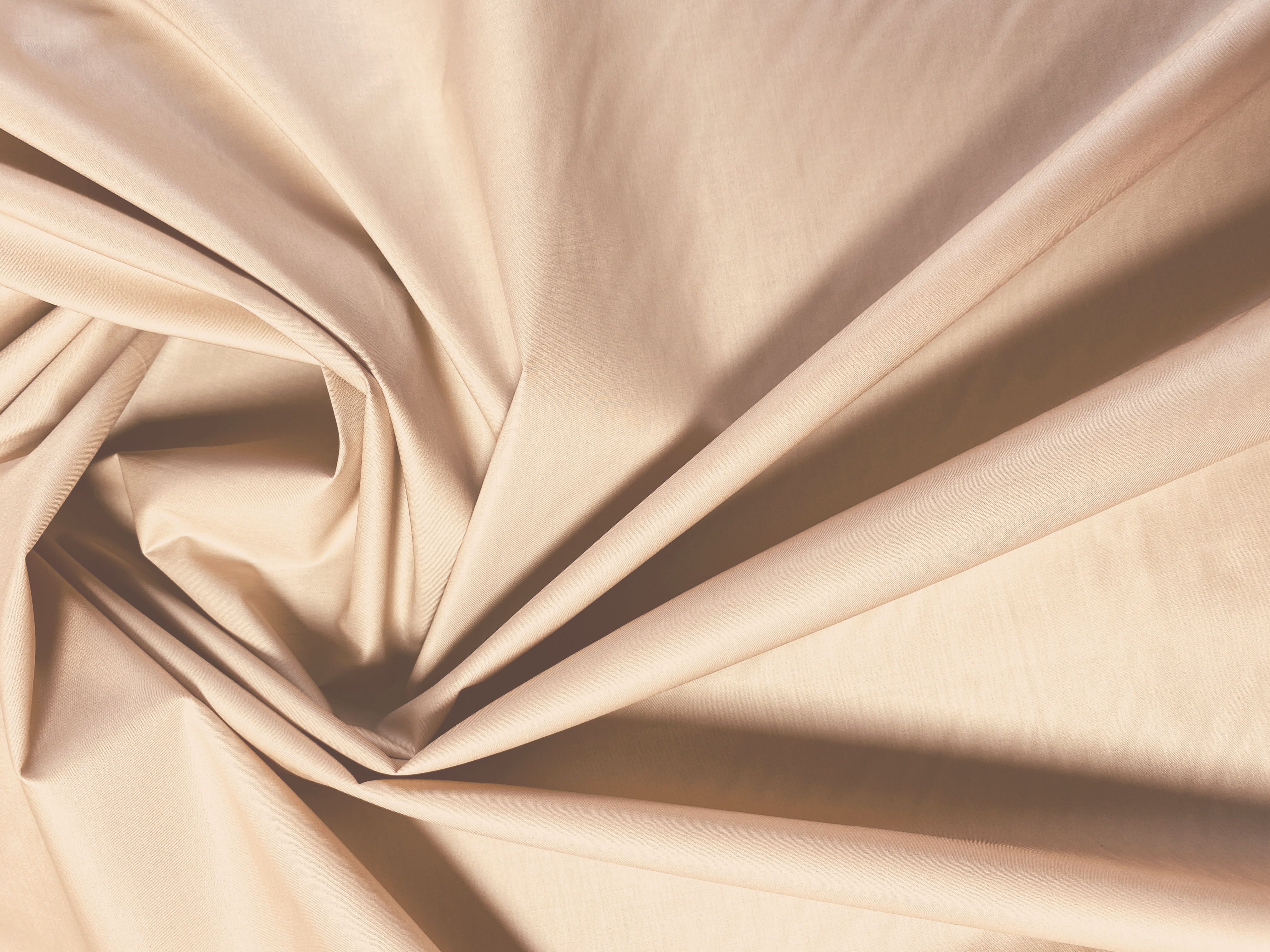 Baumwolle Popeline beige