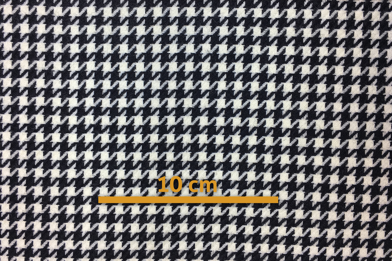 Hahnentritt - schwarz-weiß