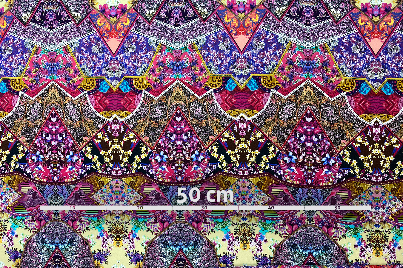 Viskose - Bortenmuster