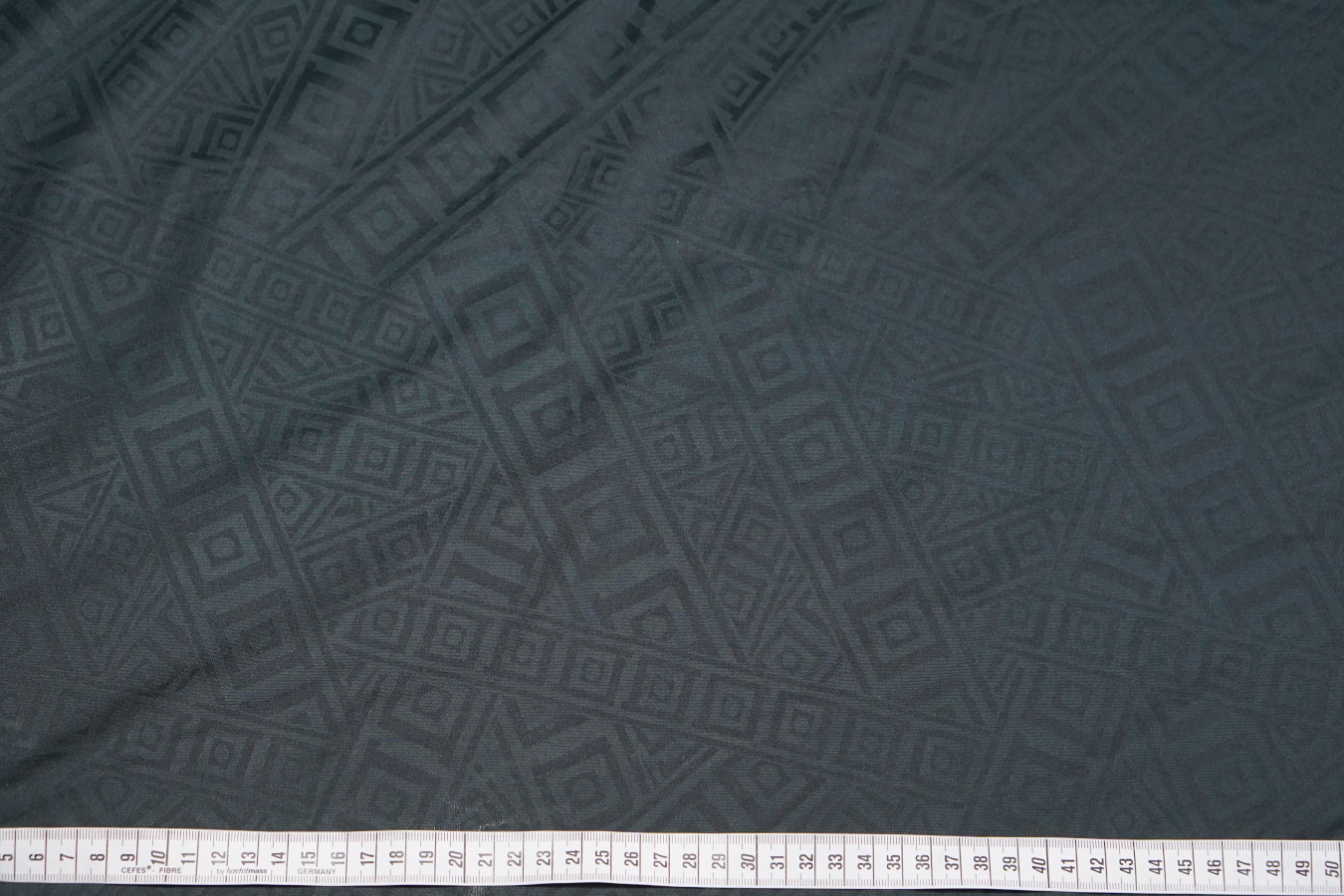 Viskosejacquard - tannengrün