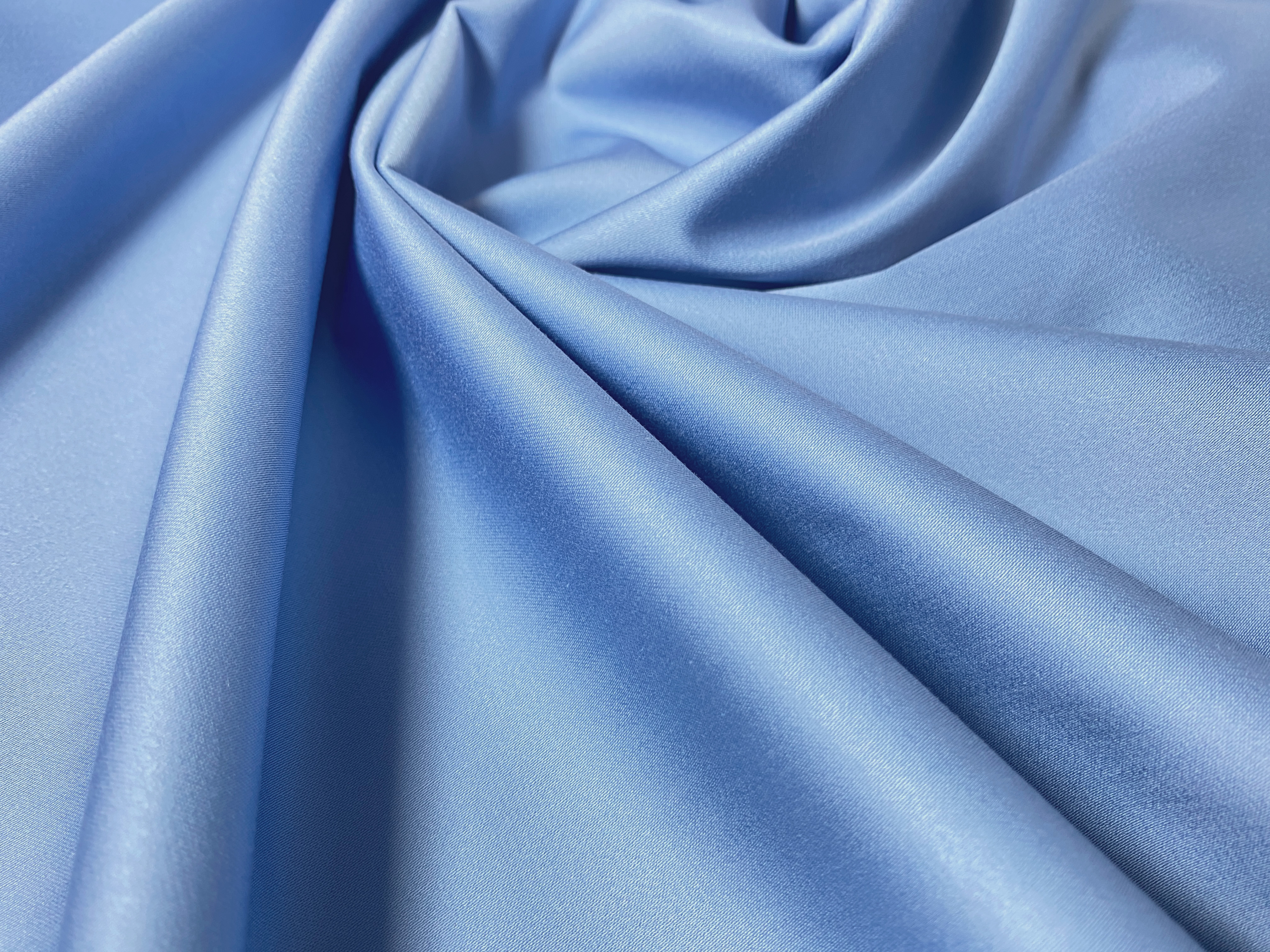 Baumwollsatin hellblau