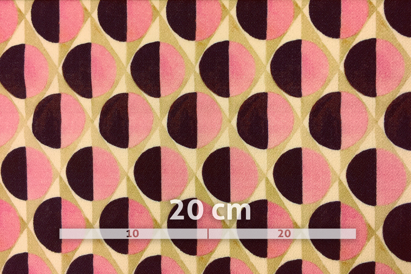 Schurwolle Punktmuster rose-braun