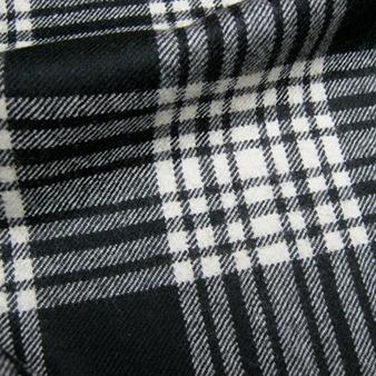 Tartan schwarz/weiß