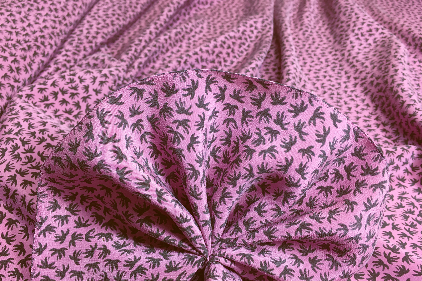 Seidencrêpe - Streumuster