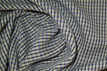 Schurwoll-Viskosemix mit blau