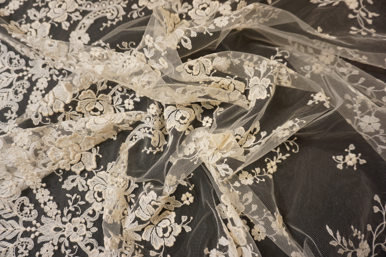 Französische Spitze - creme