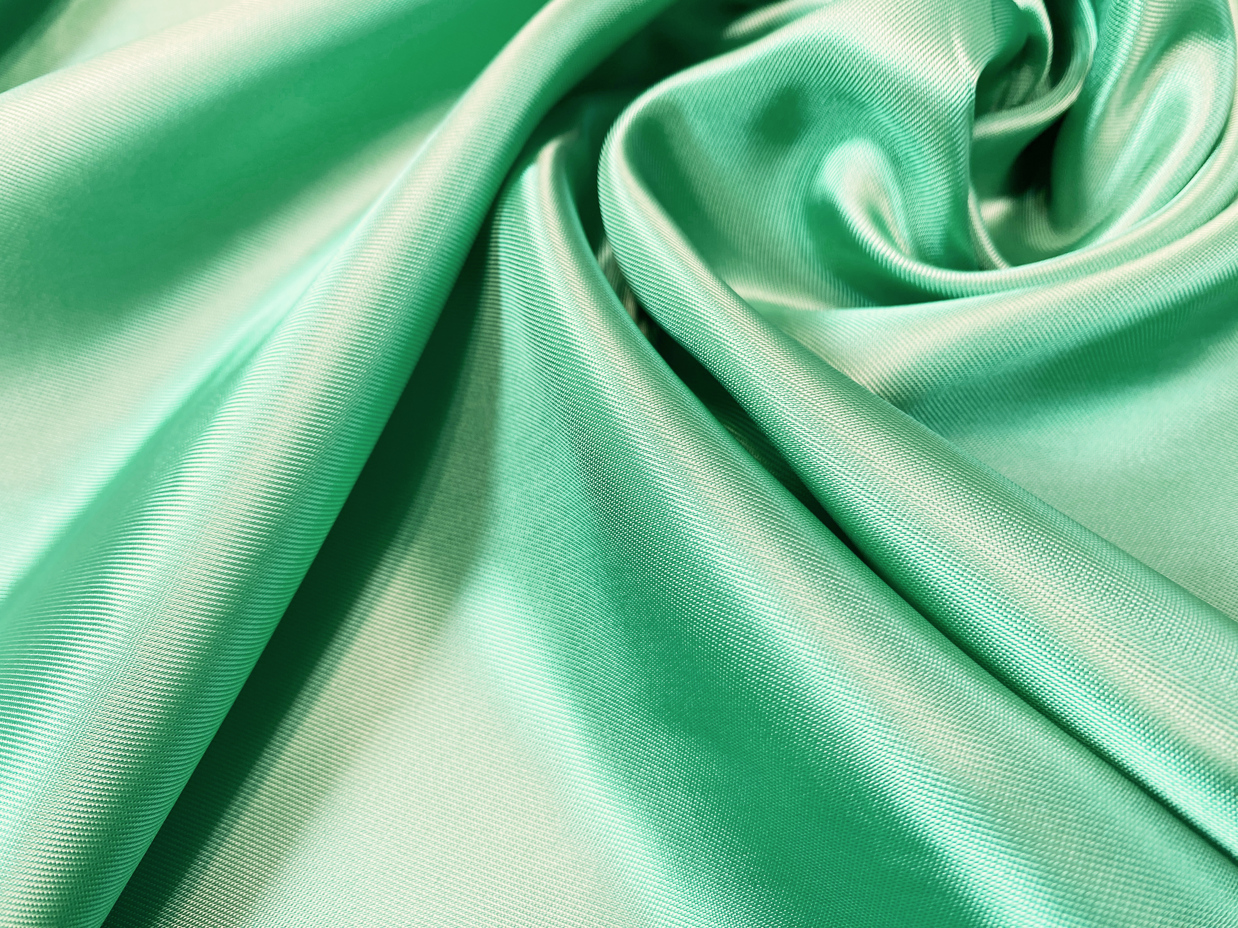 Sergefutter jadegrün