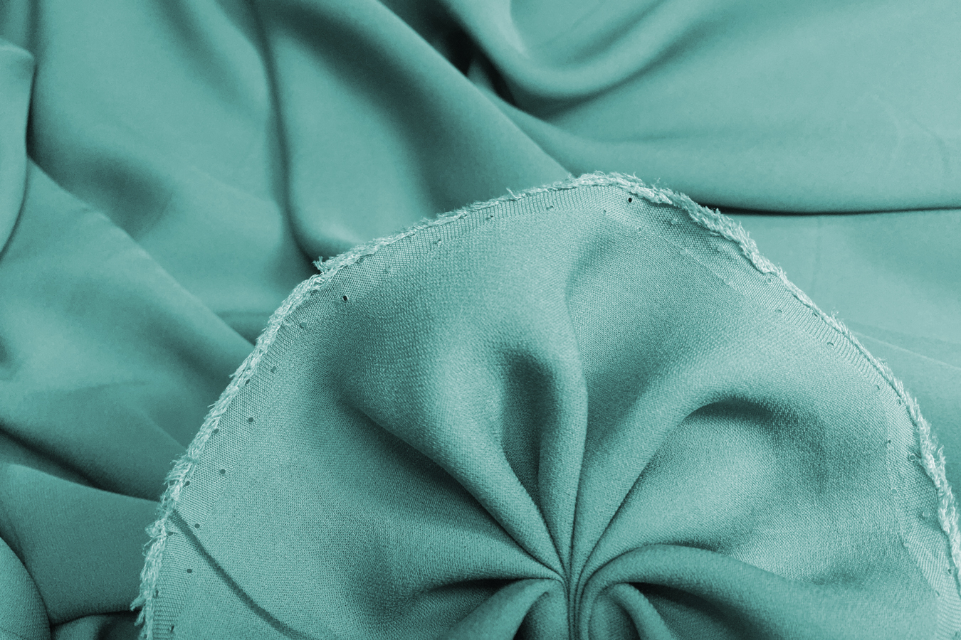 Seidencrêpe - türkis
