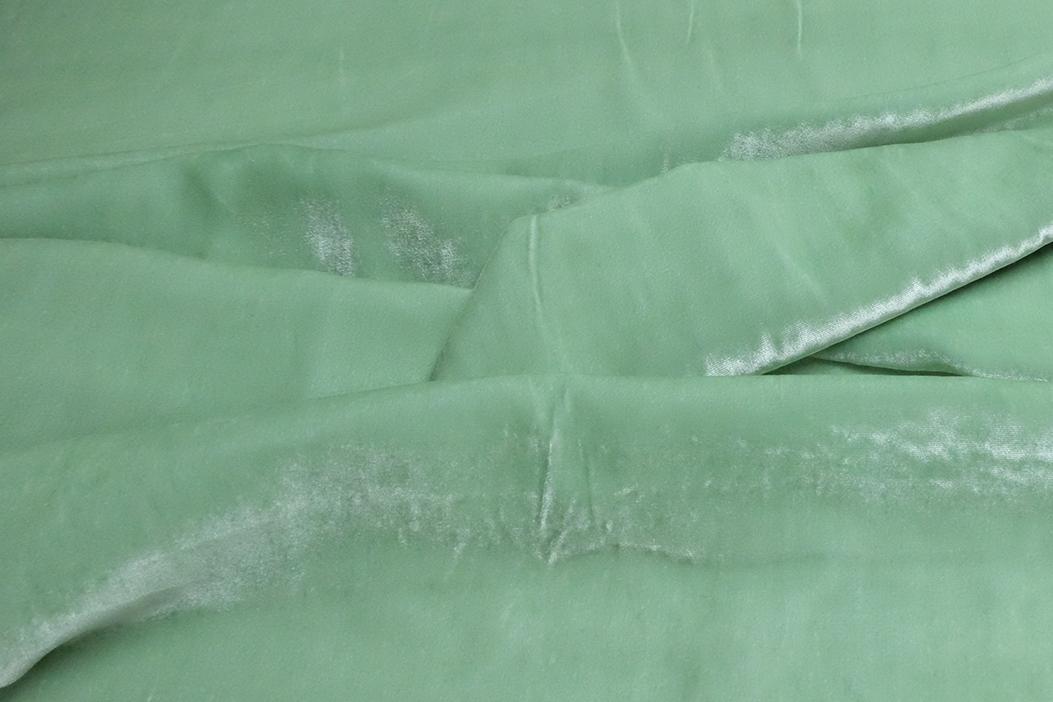 Seidensamt - mintgrün