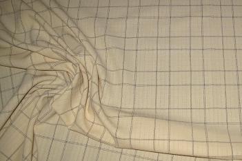 Schurwolle - kariert