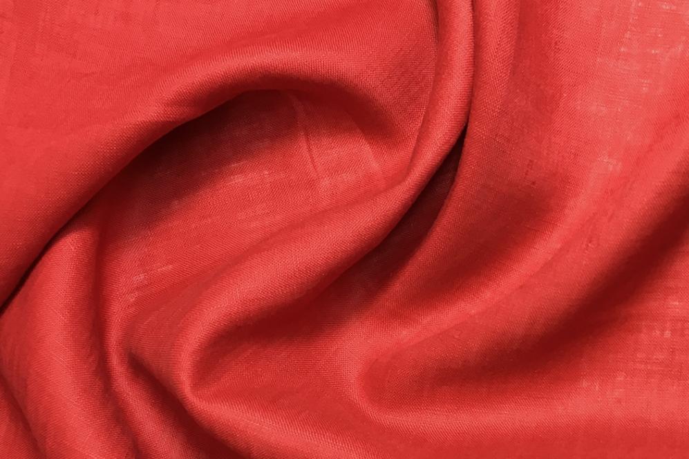 Feinleinen - karminrot