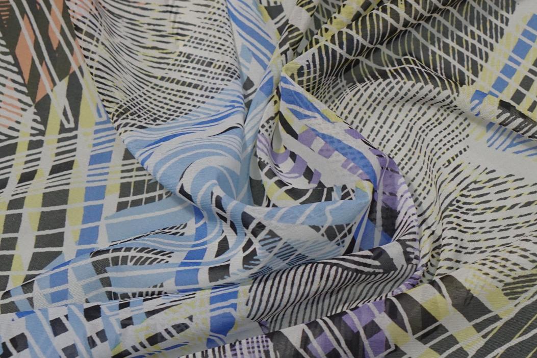 Seidenchiffon - bunt