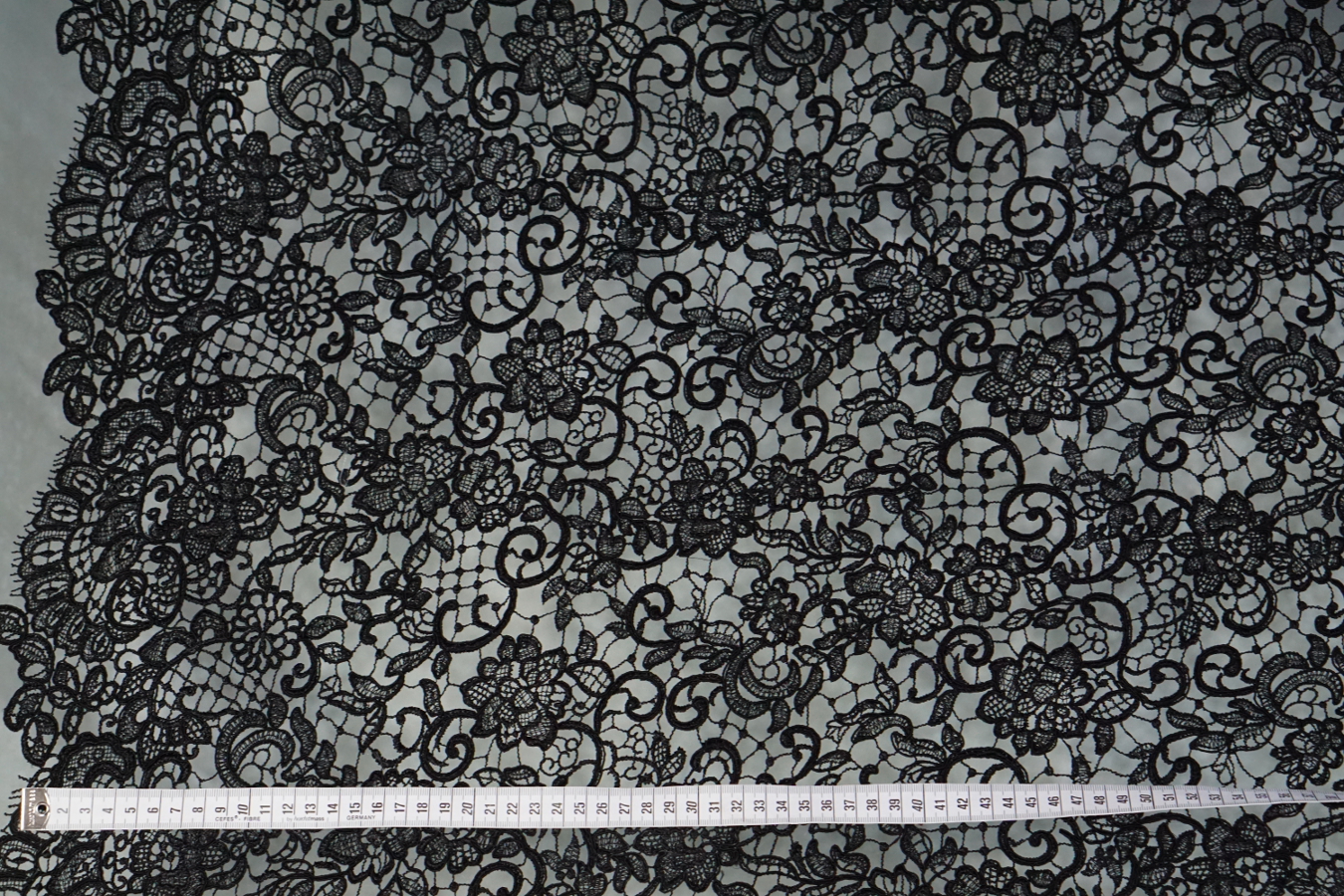 Guipurespitze - schwarz