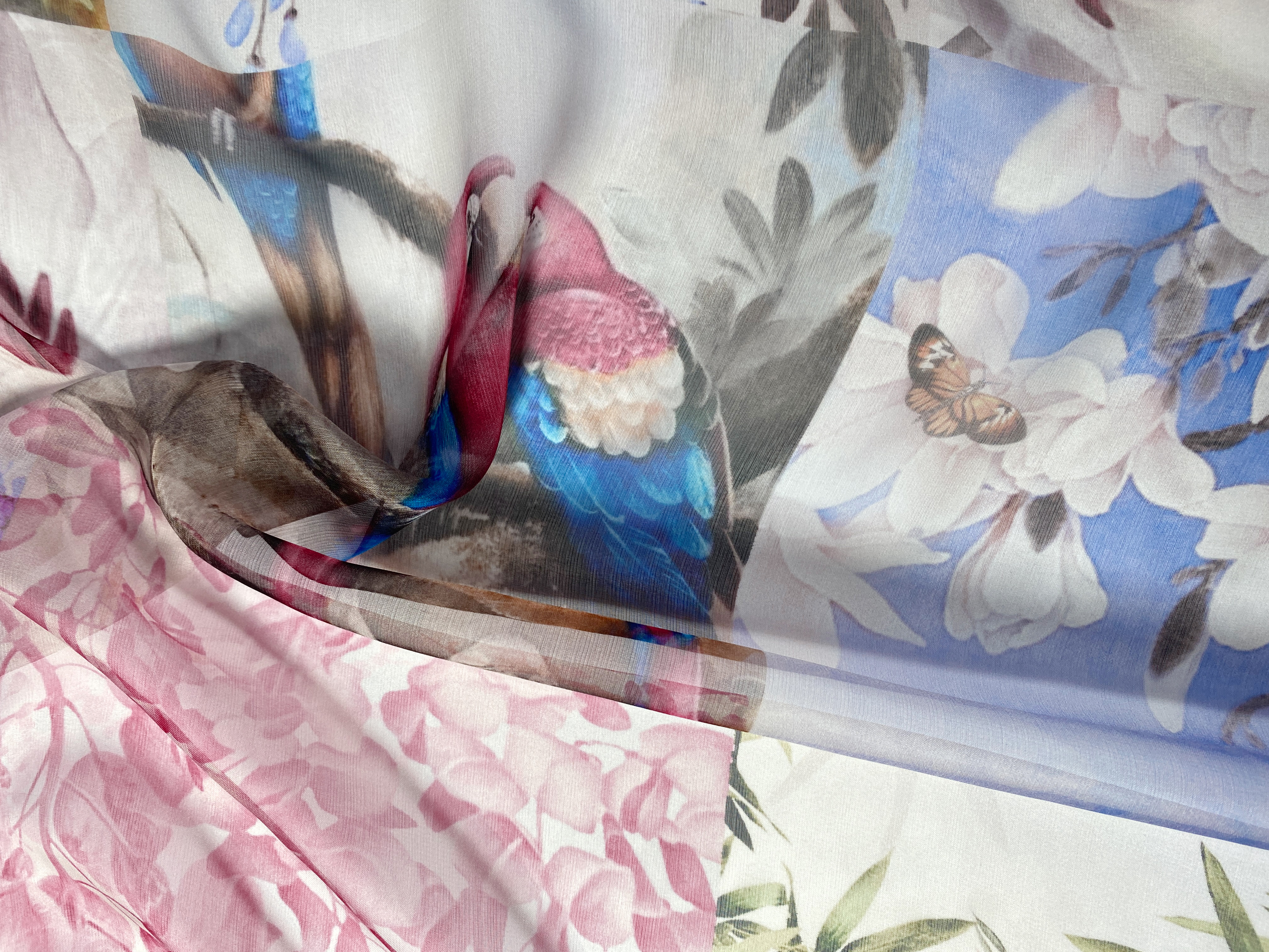 Chiffon Patchworkdruck