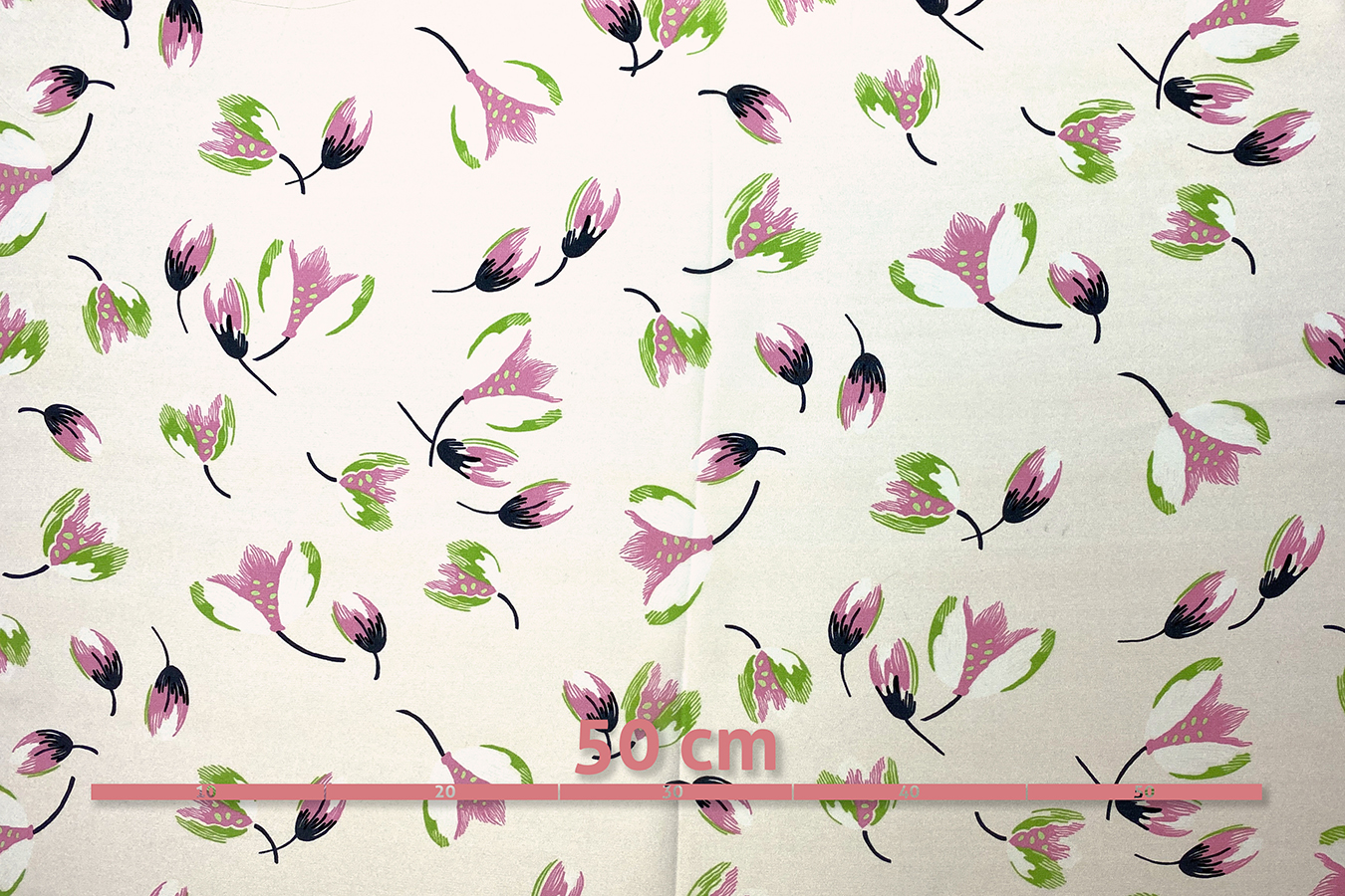 Feine Seide - Tulpenzeichnungen