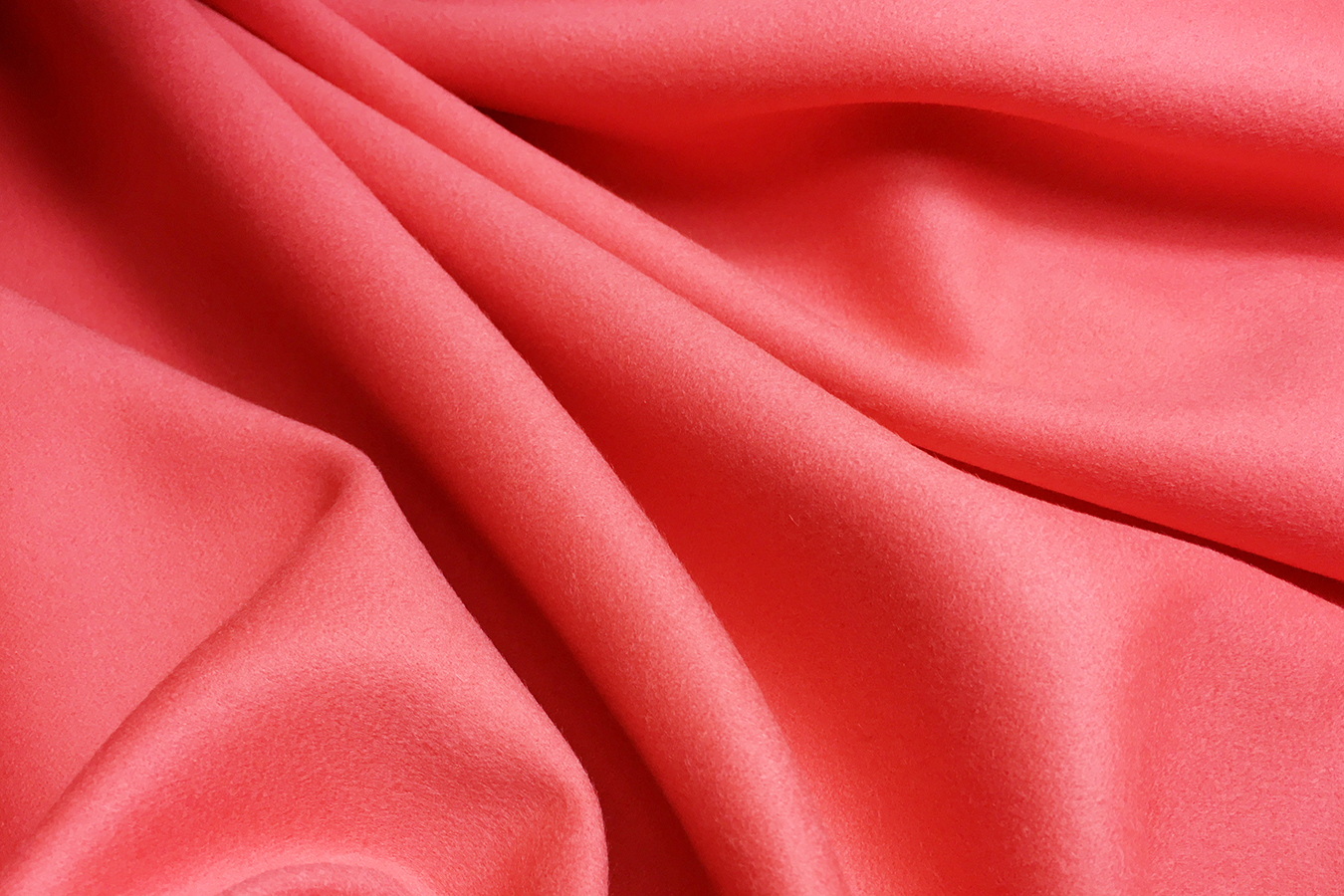 Kaschmir Double Face - korallenrosa