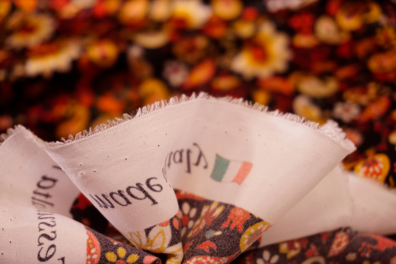 Seidensatin - Paisley