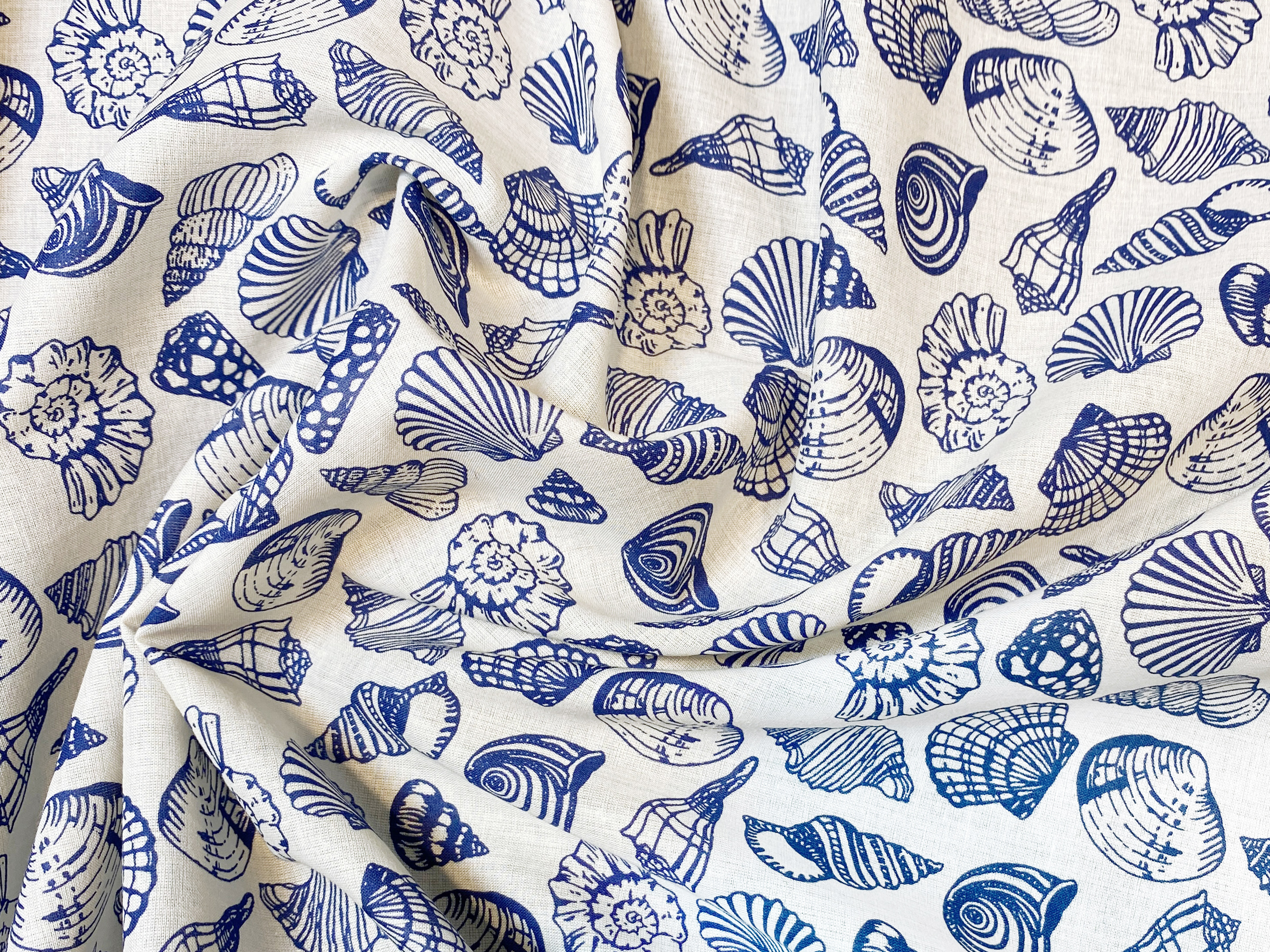 Baumwollbatist - Muscheln