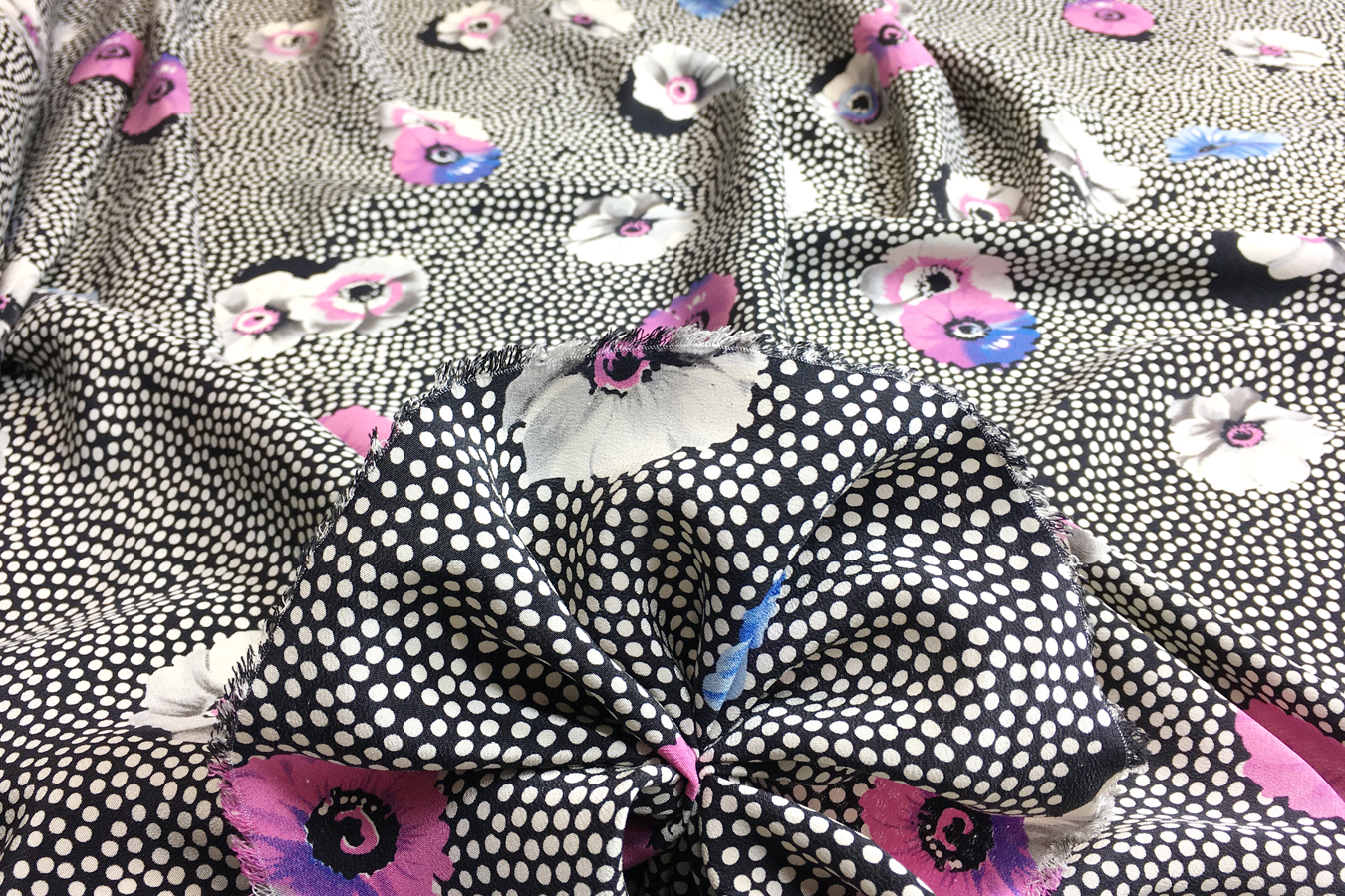 Seidencrêpe - Blüten