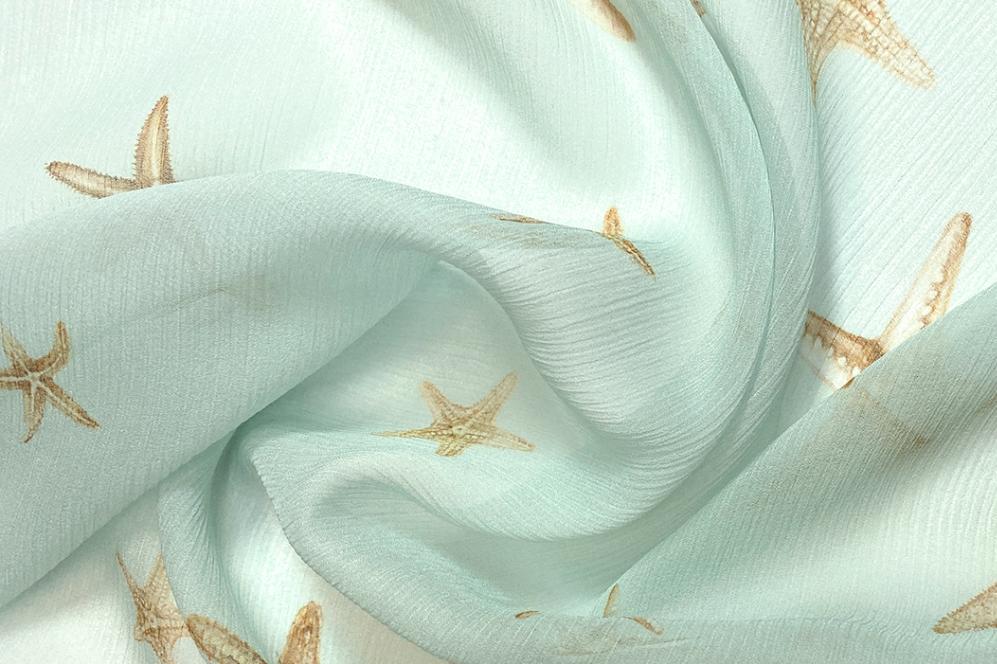 Seidenchiffon - Seesterne