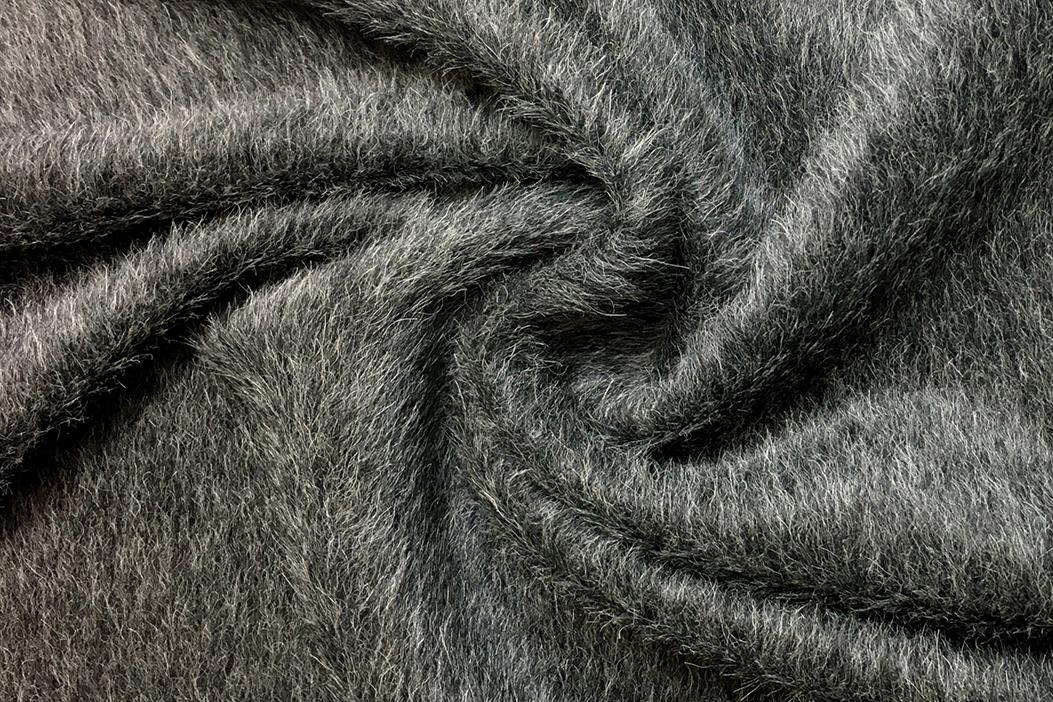 Warme Schurwolle - grau