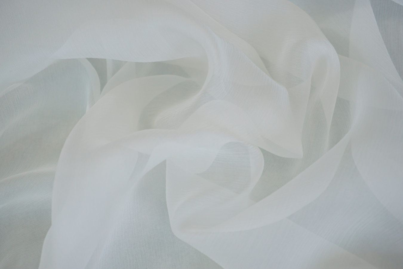 Seidenchiffon - ecru