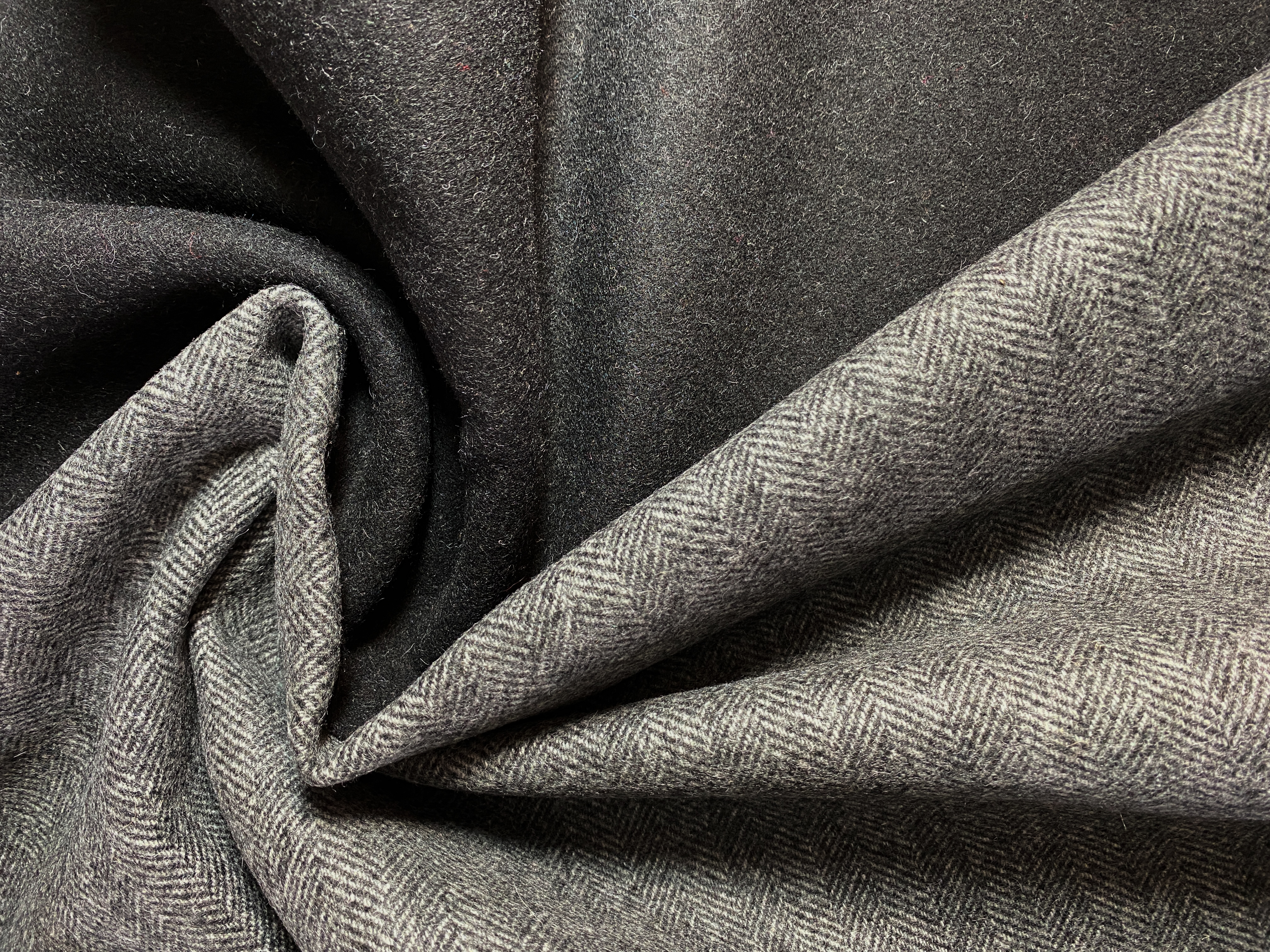 Kaschmirmischung Fischgrat