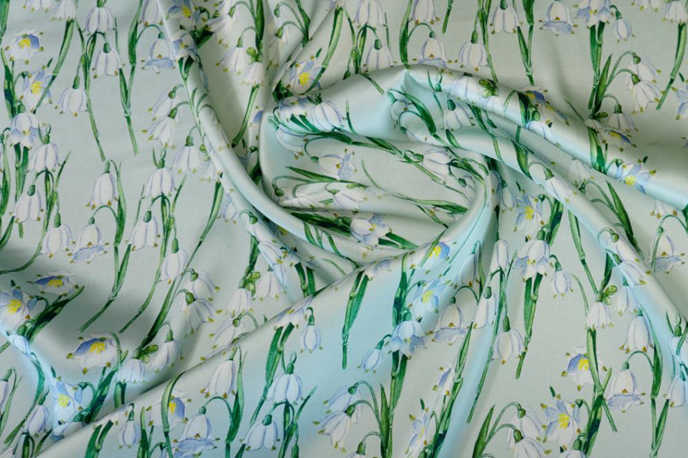 Seidenstretch - Schneeglöckchen