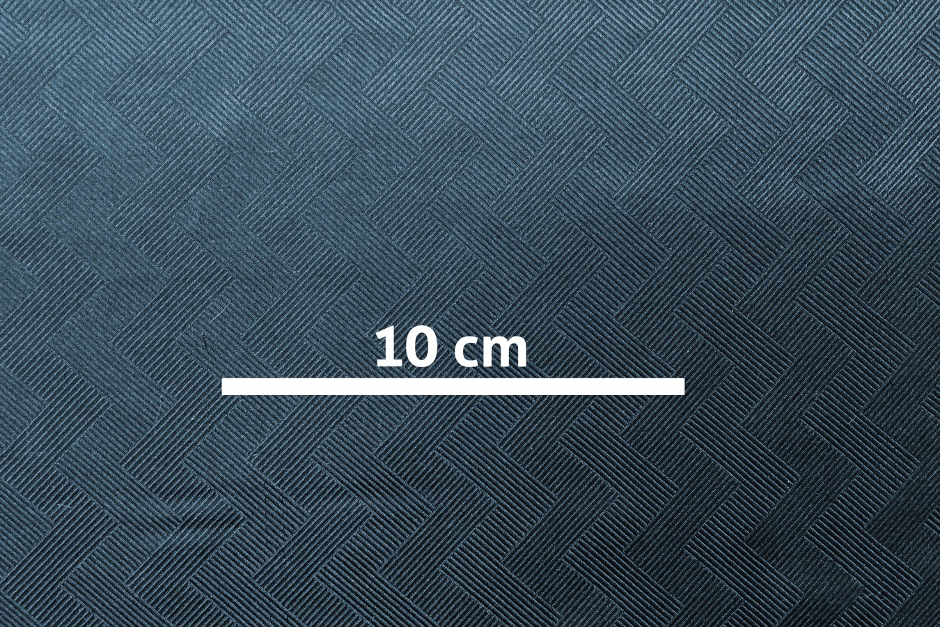 Seide - Zickzack, blauschwarz