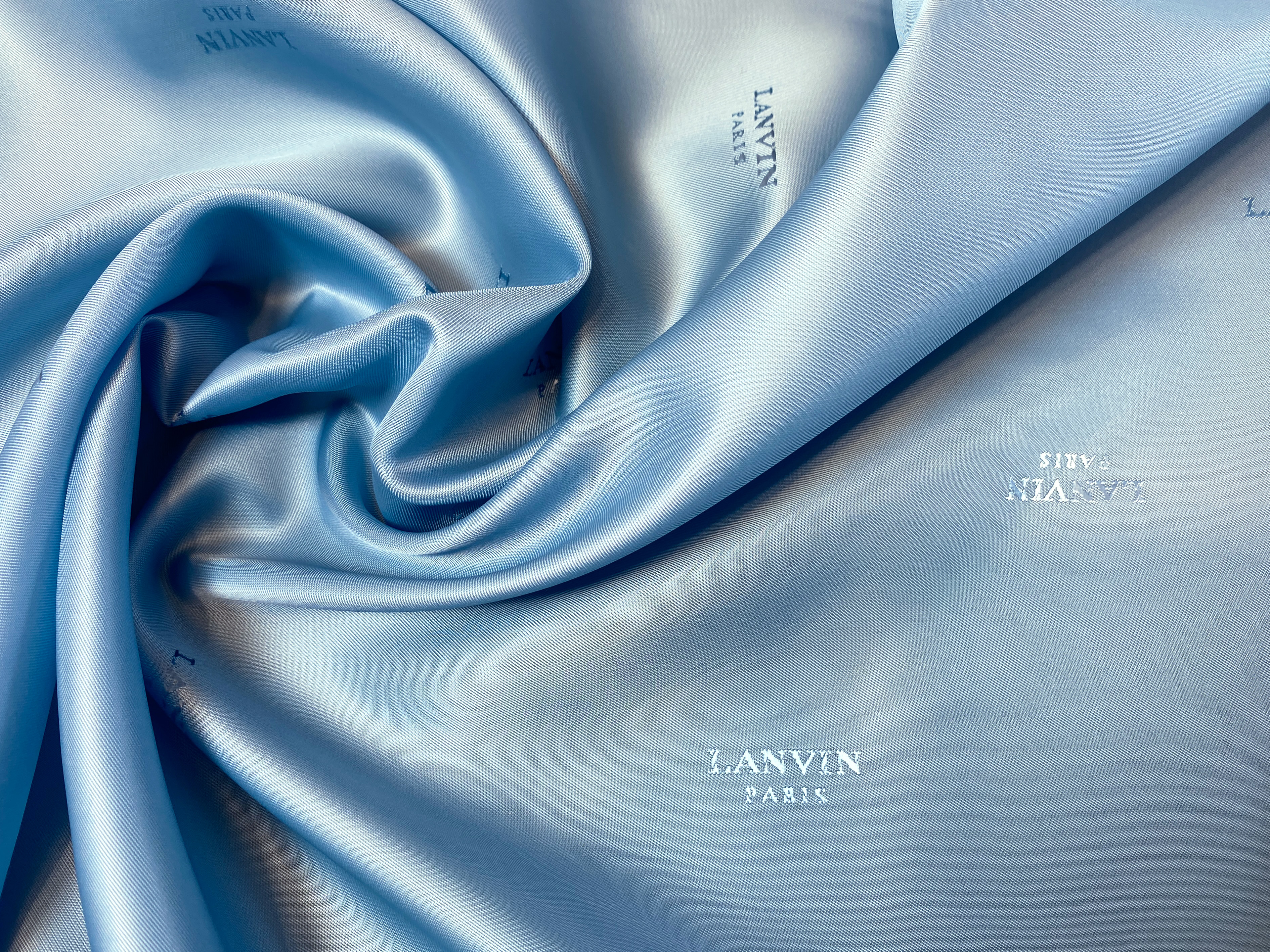 Jacquardfutter hellblau