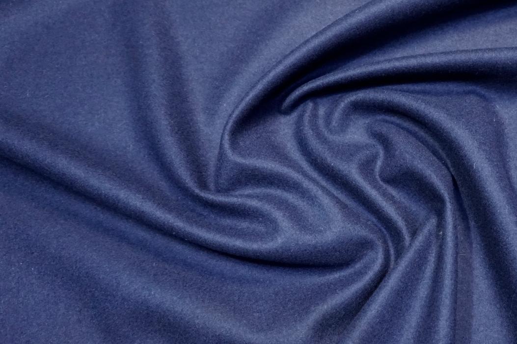 Schurwolle - Jacquard, dunkelblau