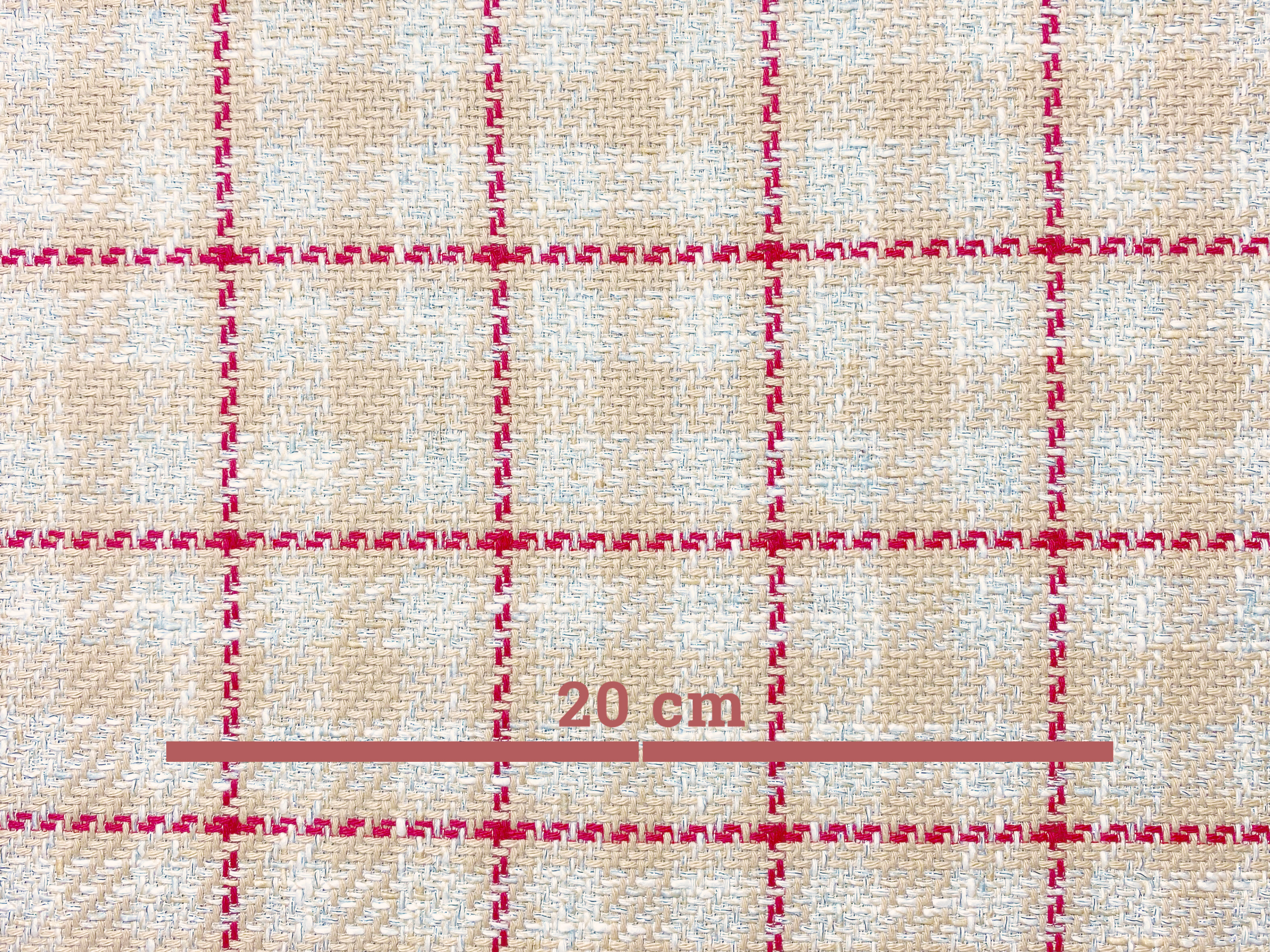 Kostümware ecru-beige-rot