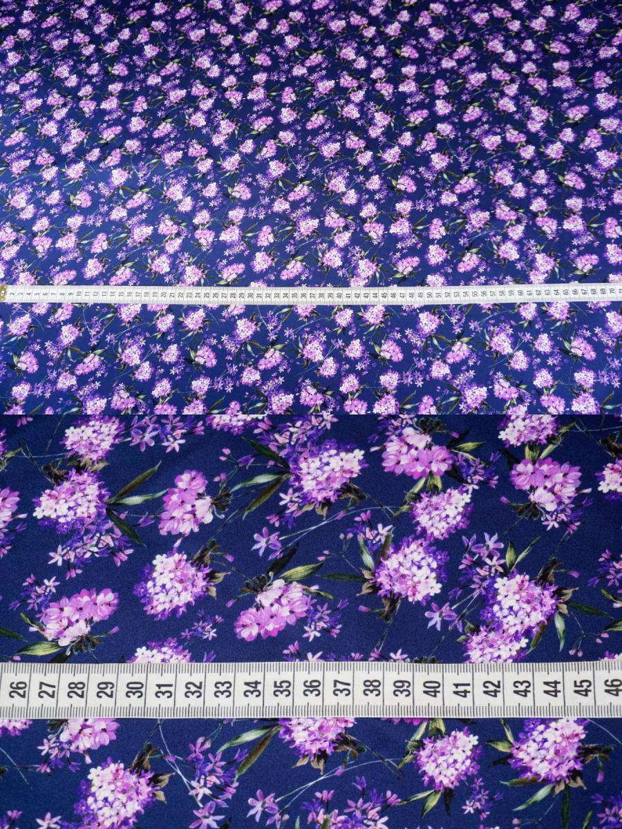 Seidensatin - kleine Blumen