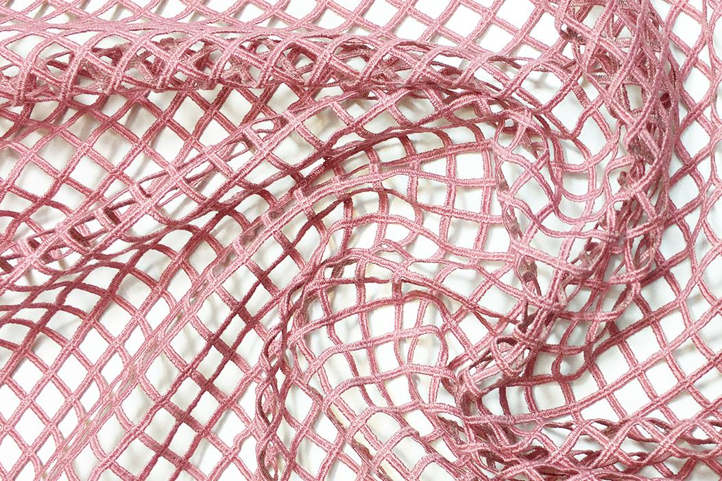 Baumwollnetz - vintage rosa