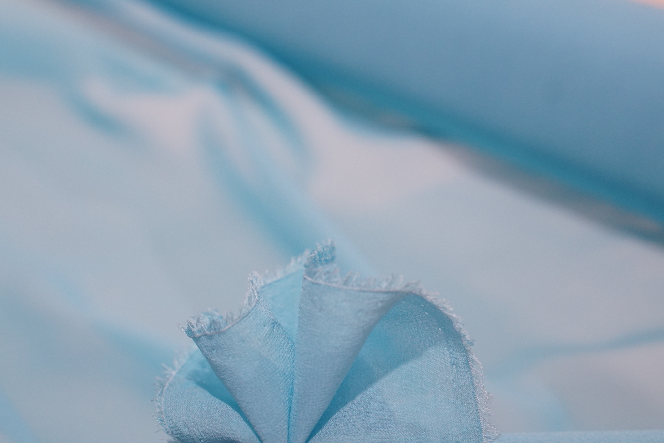 Chiffon - blaues türkis