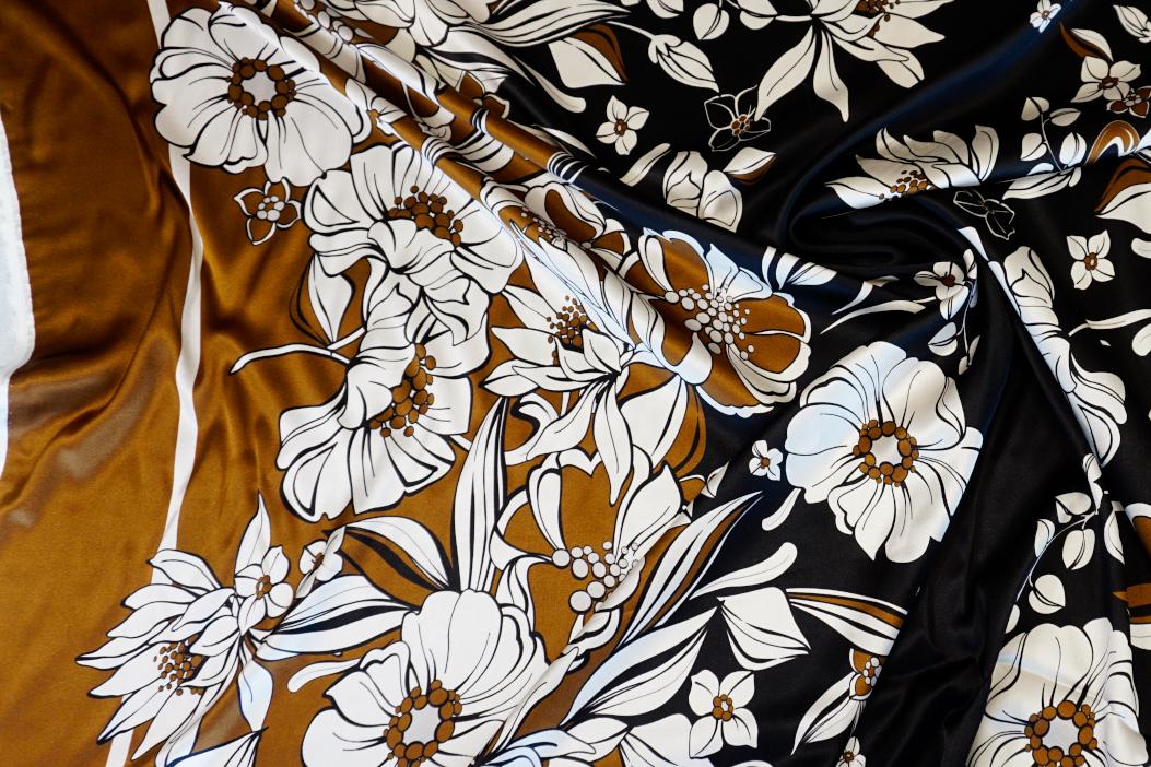 Seidenstretch - Blumenbänder